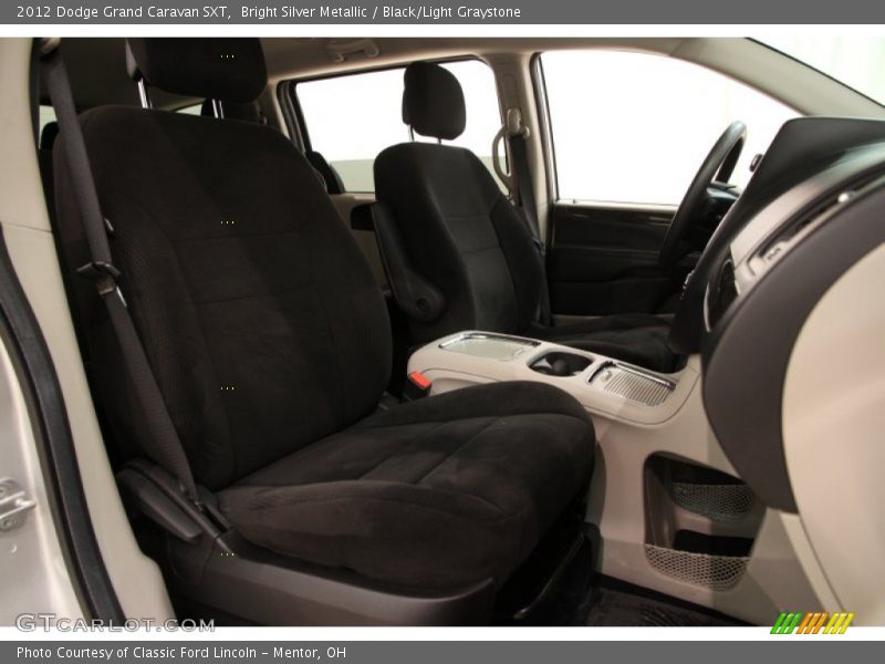 Bright Silver Metallic / Black/Light Graystone 2012 Dodge Grand Caravan SXT
