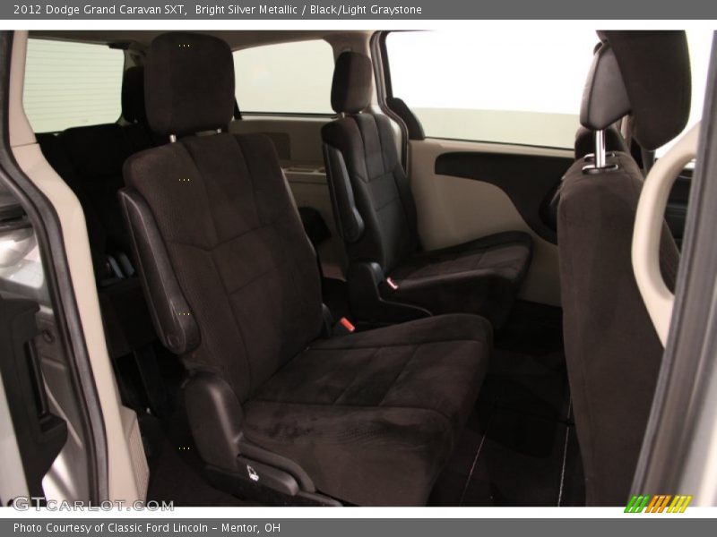 Bright Silver Metallic / Black/Light Graystone 2012 Dodge Grand Caravan SXT