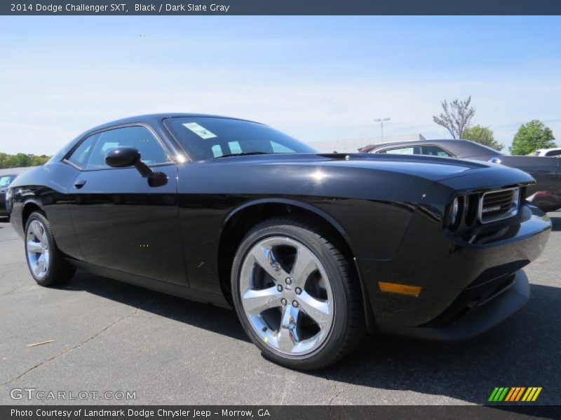 Black / Dark Slate Gray 2014 Dodge Challenger SXT