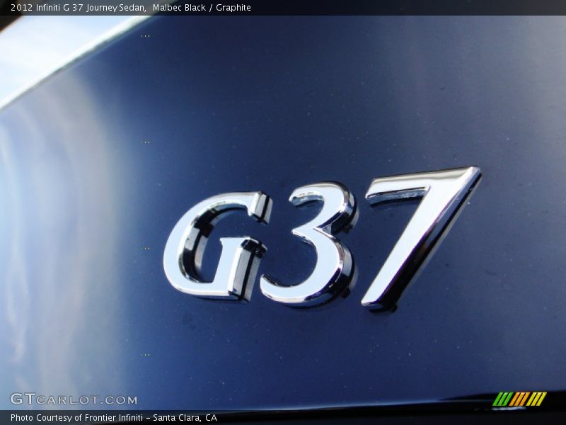 Malbec Black / Graphite 2012 Infiniti G 37 Journey Sedan