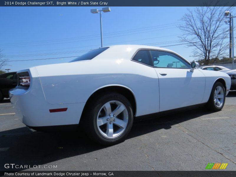 Bright White / Dark Slate Gray 2014 Dodge Challenger SXT