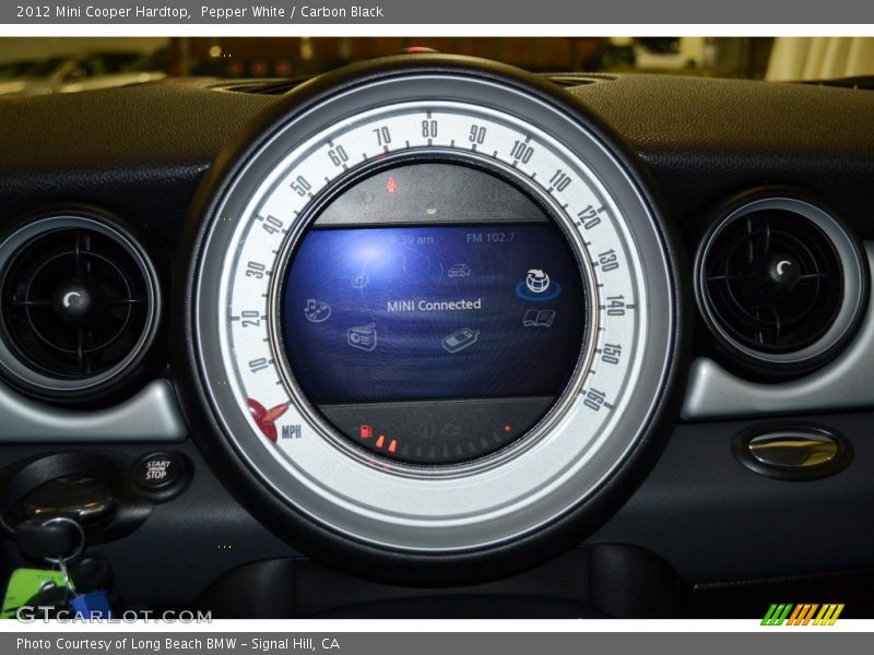 Pepper White / Carbon Black 2012 Mini Cooper Hardtop