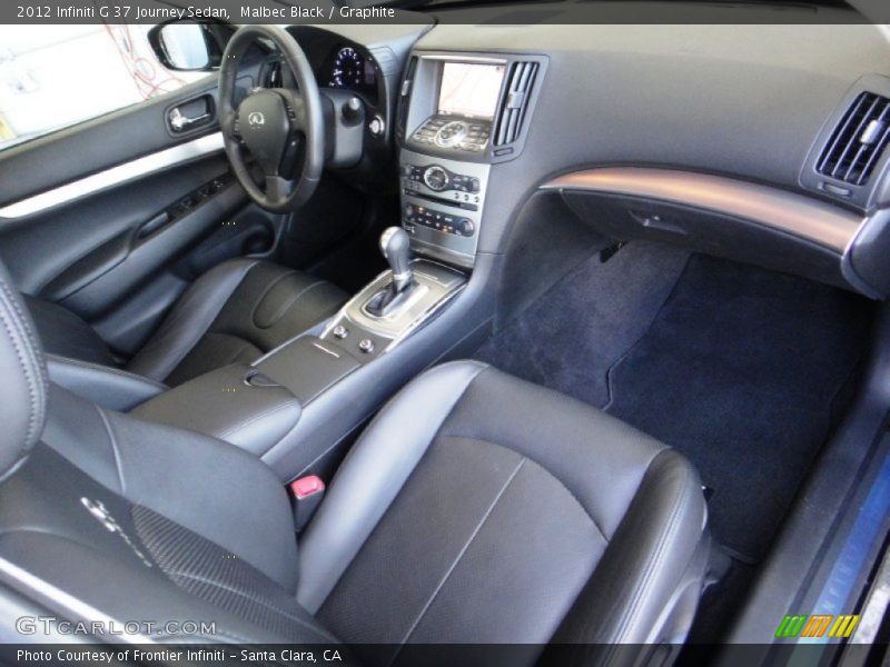 Malbec Black / Graphite 2012 Infiniti G 37 Journey Sedan