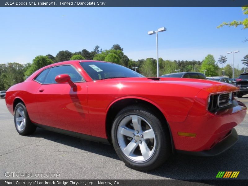 TorRed / Dark Slate Gray 2014 Dodge Challenger SXT
