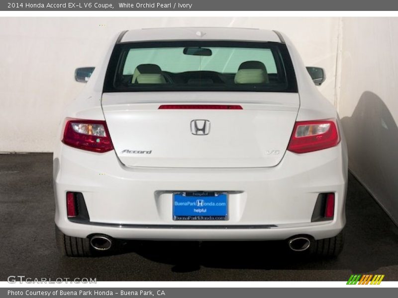 White Orchid Pearl / Ivory 2014 Honda Accord EX-L V6 Coupe