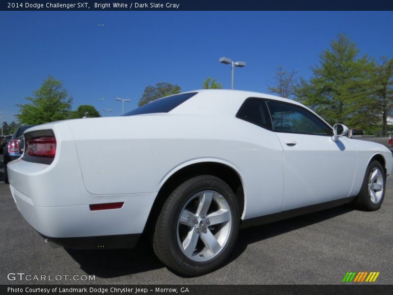Bright White / Dark Slate Gray 2014 Dodge Challenger SXT