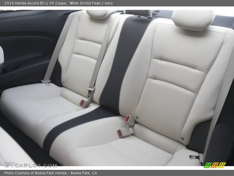White Orchid Pearl / Ivory 2014 Honda Accord EX-L V6 Coupe
