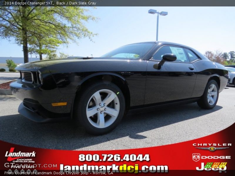 Black / Dark Slate Gray 2014 Dodge Challenger SXT