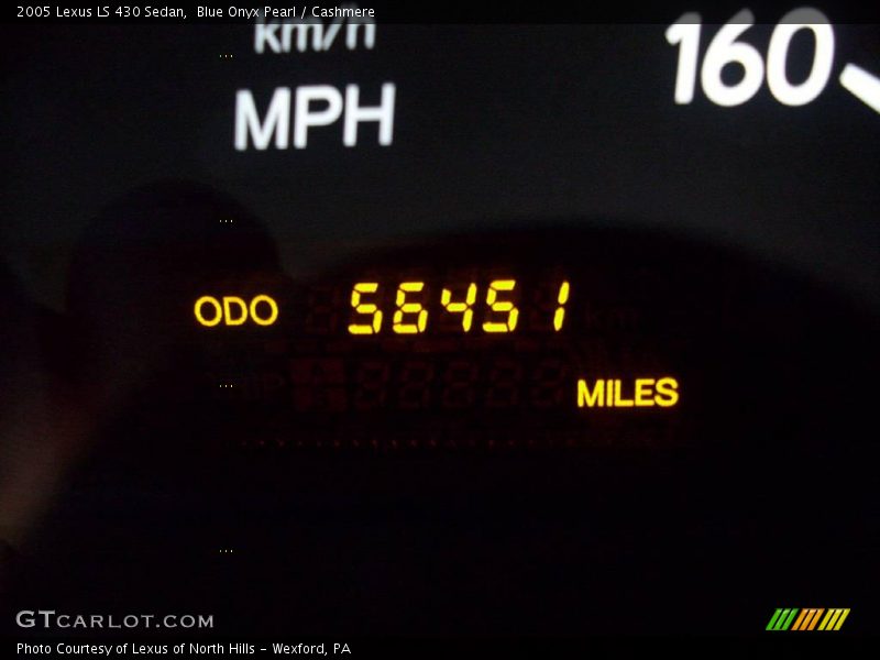 Blue Onyx Pearl / Cashmere 2005 Lexus LS 430 Sedan