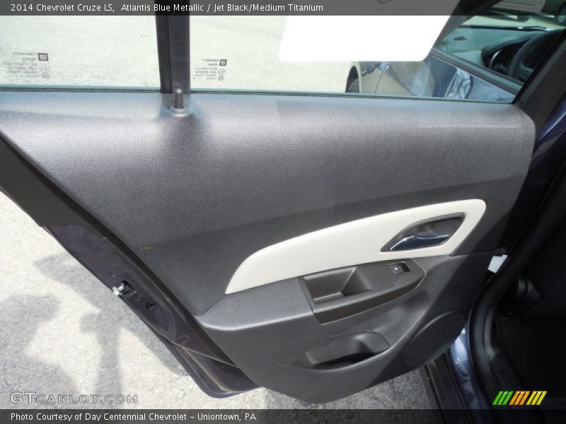 Atlantis Blue Metallic / Jet Black/Medium Titanium 2014 Chevrolet Cruze LS