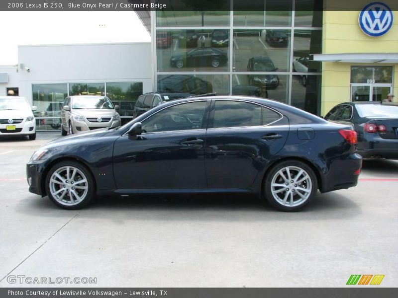 Blue Onyx Pearl / Cashmere Beige 2006 Lexus IS 250