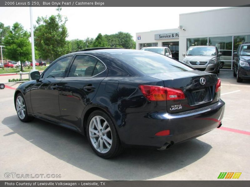 Blue Onyx Pearl / Cashmere Beige 2006 Lexus IS 250