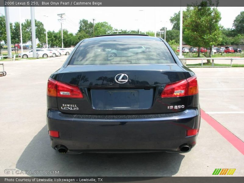 Blue Onyx Pearl / Cashmere Beige 2006 Lexus IS 250