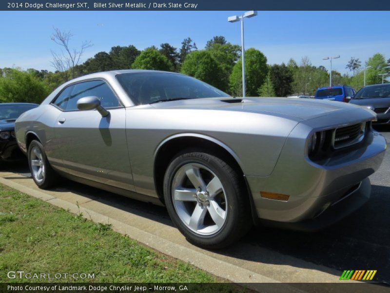 Billet Silver Metallic / Dark Slate Gray 2014 Dodge Challenger SXT