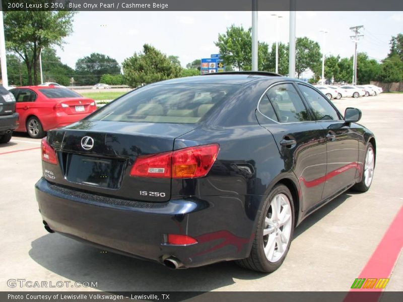 Blue Onyx Pearl / Cashmere Beige 2006 Lexus IS 250