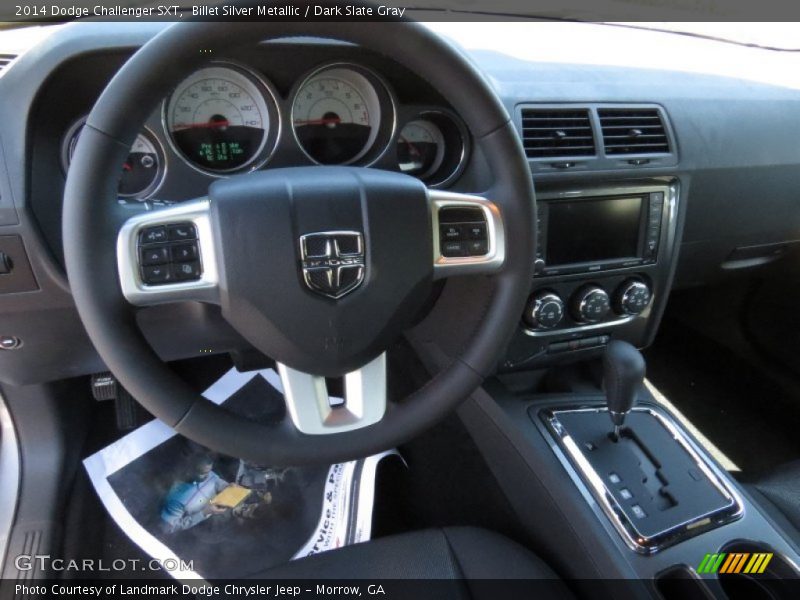 Billet Silver Metallic / Dark Slate Gray 2014 Dodge Challenger SXT