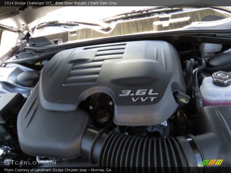 Billet Silver Metallic / Dark Slate Gray 2014 Dodge Challenger SXT