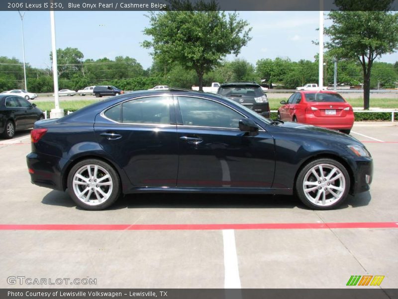 Blue Onyx Pearl / Cashmere Beige 2006 Lexus IS 250