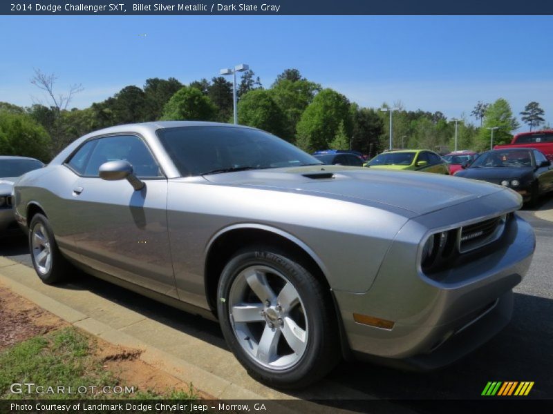 Billet Silver Metallic / Dark Slate Gray 2014 Dodge Challenger SXT