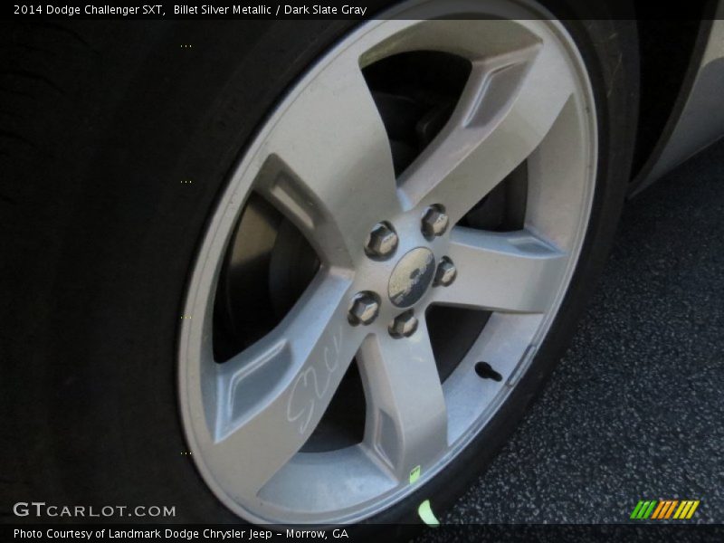 Billet Silver Metallic / Dark Slate Gray 2014 Dodge Challenger SXT