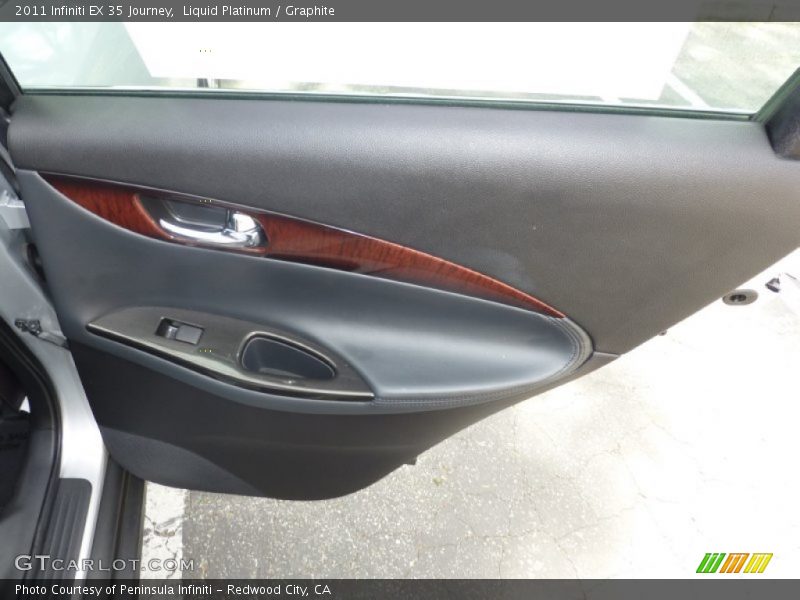 Liquid Platinum / Graphite 2011 Infiniti EX 35 Journey