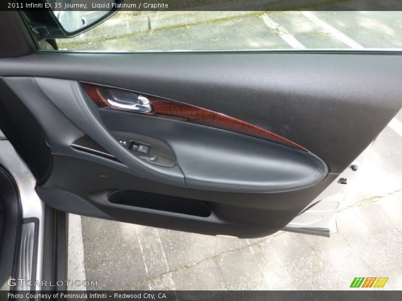Liquid Platinum / Graphite 2011 Infiniti EX 35 Journey