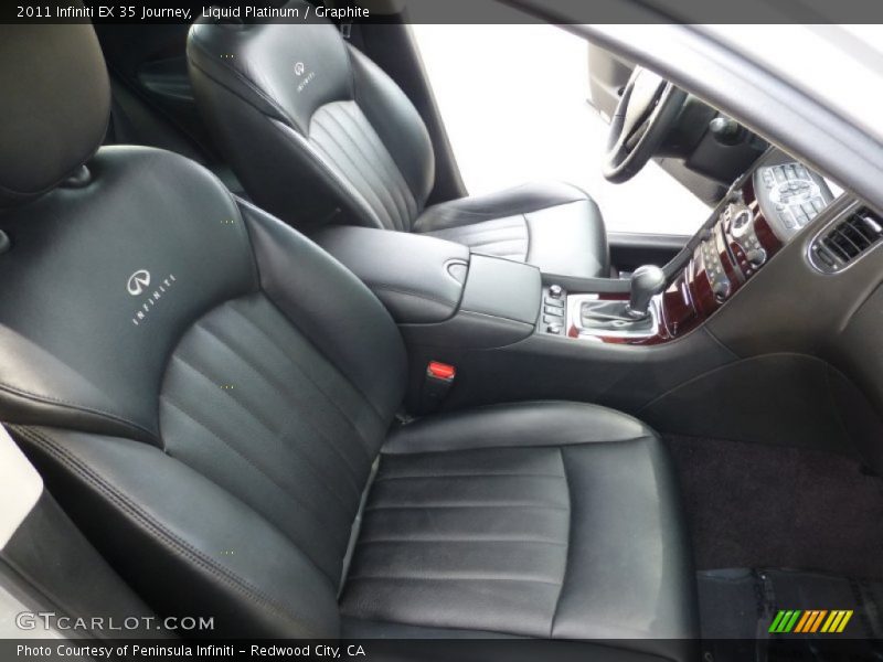 Liquid Platinum / Graphite 2011 Infiniti EX 35 Journey