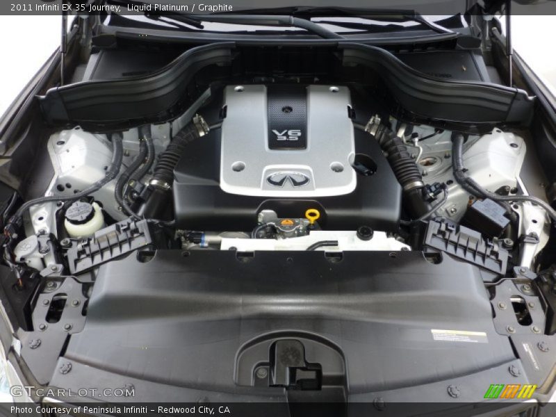 Liquid Platinum / Graphite 2011 Infiniti EX 35 Journey