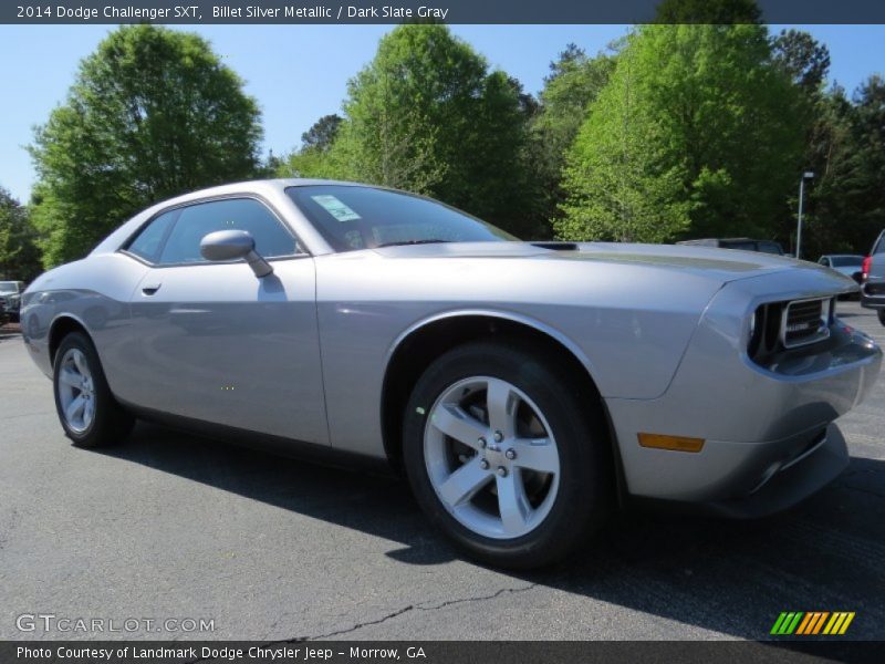 Billet Silver Metallic / Dark Slate Gray 2014 Dodge Challenger SXT