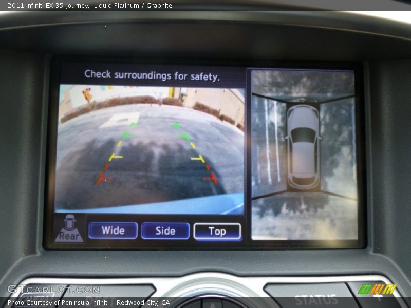 Liquid Platinum / Graphite 2011 Infiniti EX 35 Journey