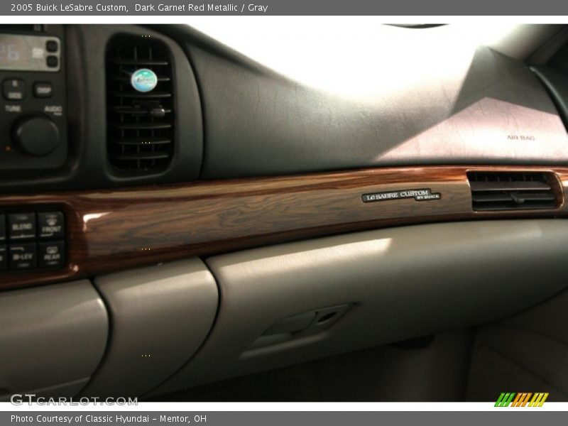 Dark Garnet Red Metallic / Gray 2005 Buick LeSabre Custom