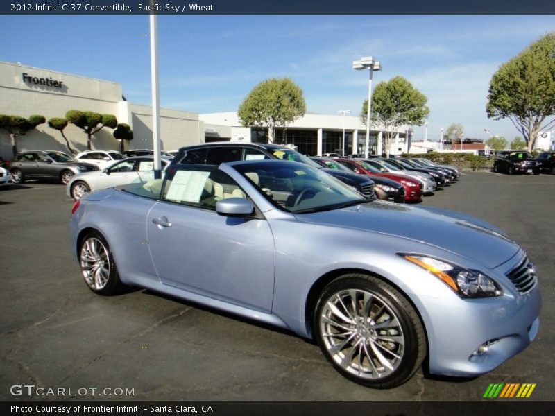 Pacific Sky / Wheat 2012 Infiniti G 37 Convertible