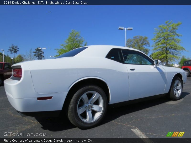 Bright White / Dark Slate Gray 2014 Dodge Challenger SXT