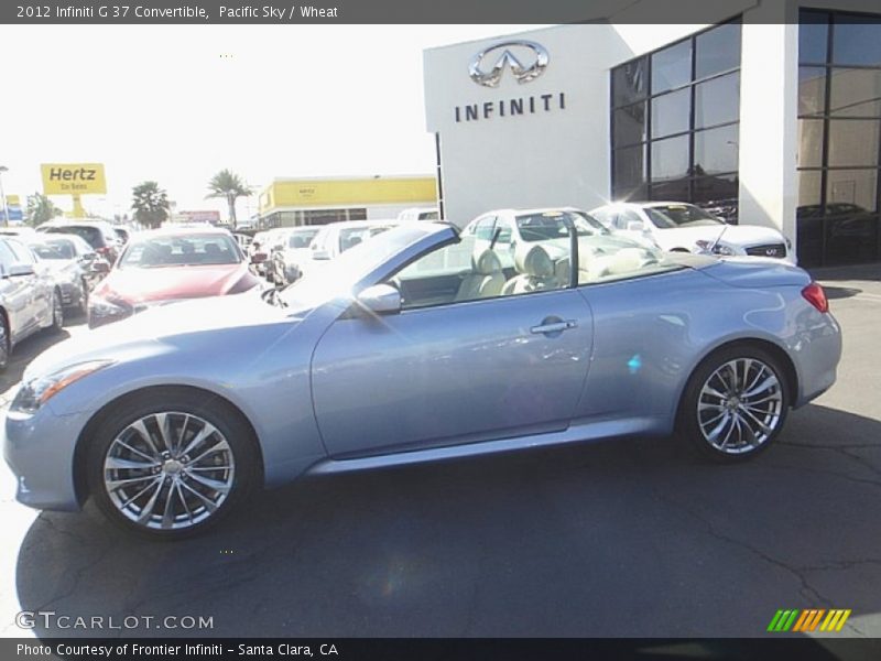 Pacific Sky / Wheat 2012 Infiniti G 37 Convertible