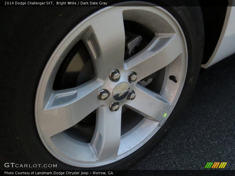 Bright White / Dark Slate Gray 2014 Dodge Challenger SXT