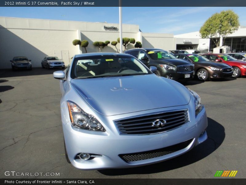 Pacific Sky / Wheat 2012 Infiniti G 37 Convertible