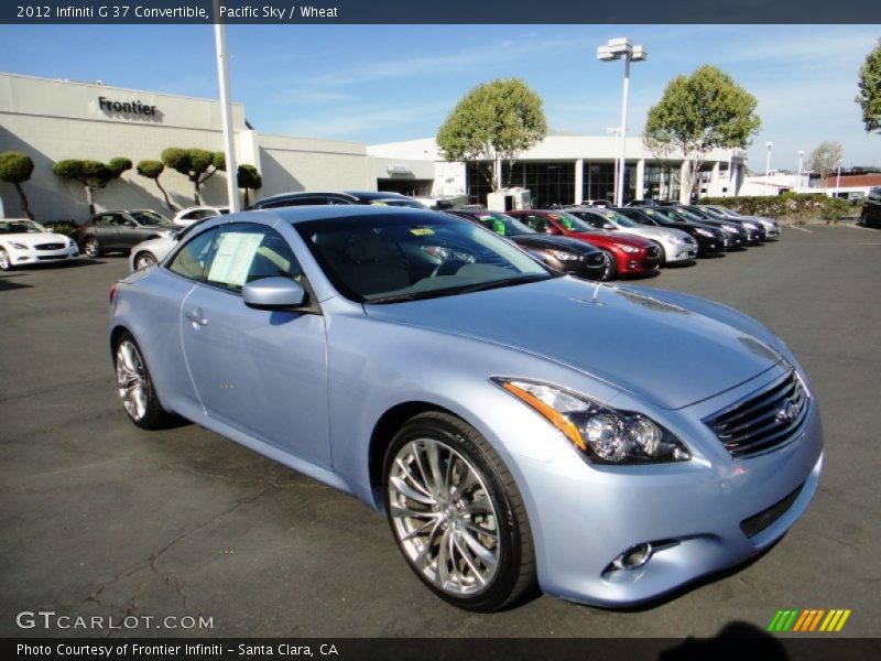 Pacific Sky / Wheat 2012 Infiniti G 37 Convertible
