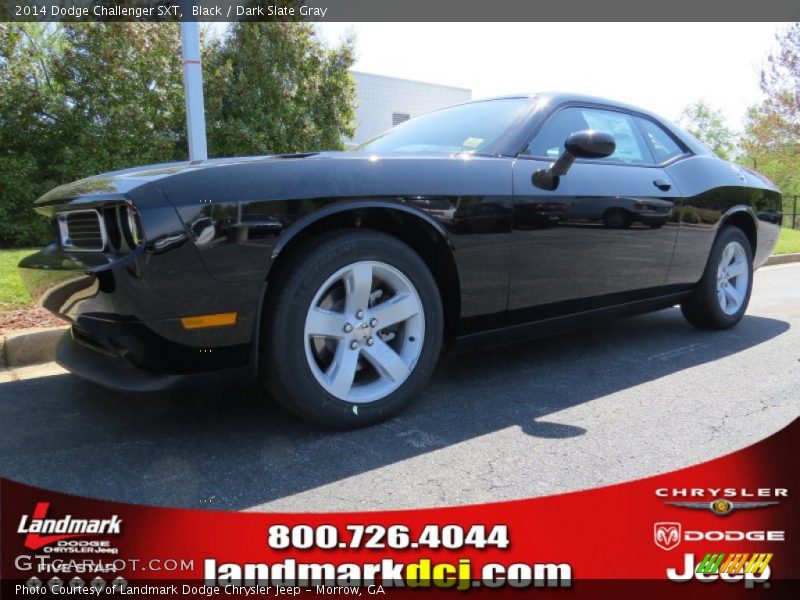 Black / Dark Slate Gray 2014 Dodge Challenger SXT