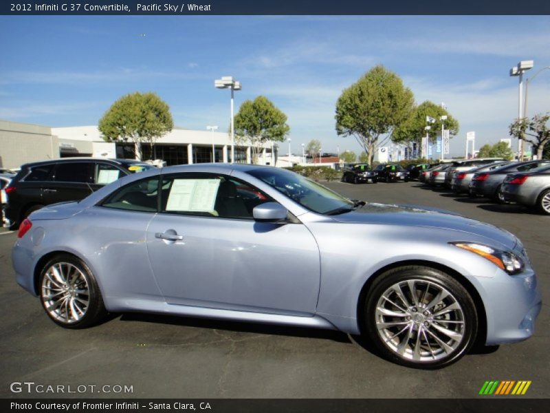 Pacific Sky / Wheat 2012 Infiniti G 37 Convertible