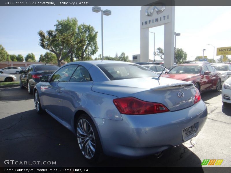 Pacific Sky / Wheat 2012 Infiniti G 37 Convertible