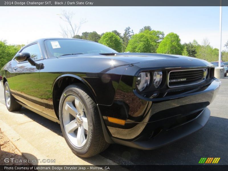 Black / Dark Slate Gray 2014 Dodge Challenger SXT