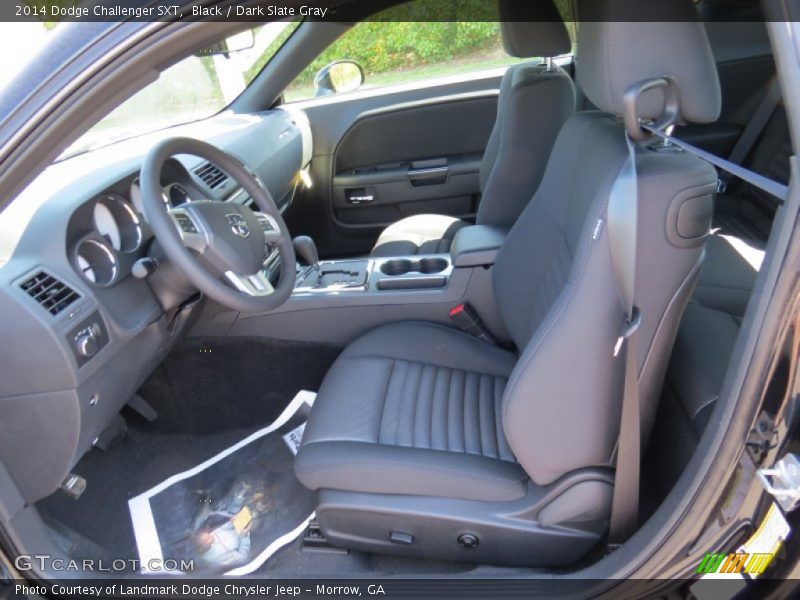 Black / Dark Slate Gray 2014 Dodge Challenger SXT