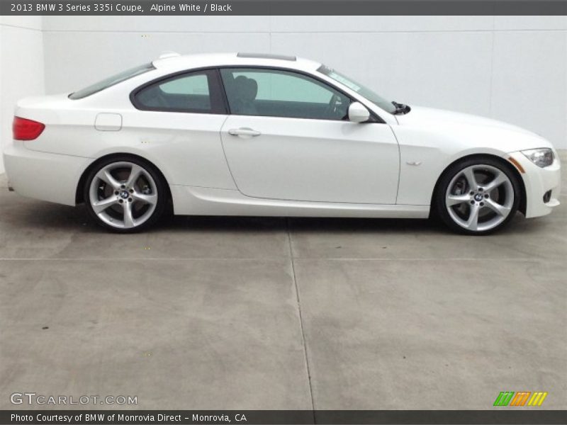 Alpine White / Black 2013 BMW 3 Series 335i Coupe