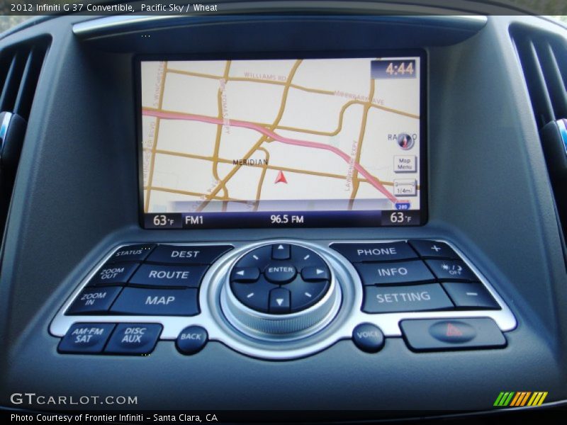 Pacific Sky / Wheat 2012 Infiniti G 37 Convertible