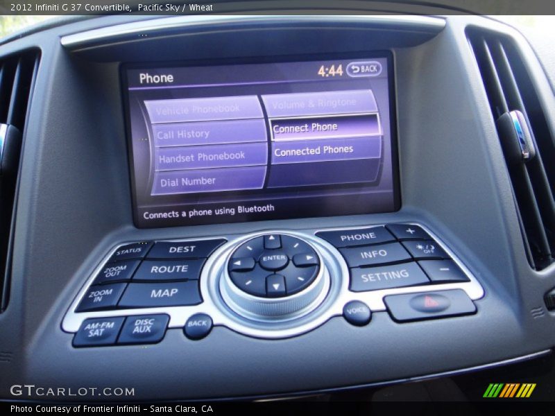 Pacific Sky / Wheat 2012 Infiniti G 37 Convertible