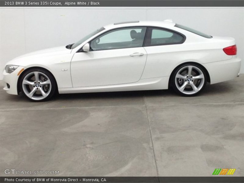 Alpine White / Black 2013 BMW 3 Series 335i Coupe