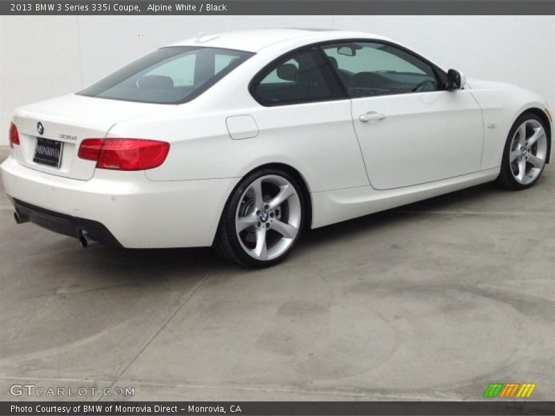 Alpine White / Black 2013 BMW 3 Series 335i Coupe