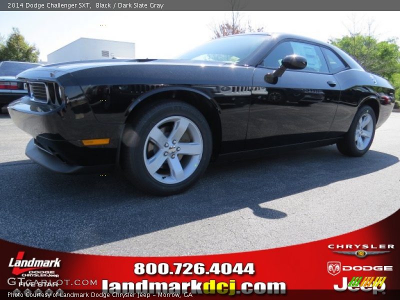 Black / Dark Slate Gray 2014 Dodge Challenger SXT
