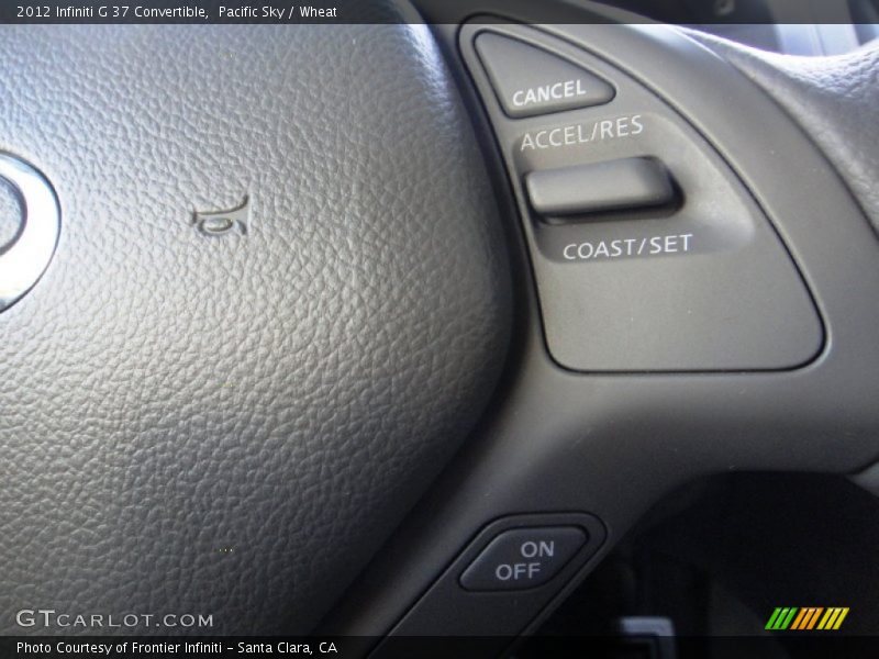 Pacific Sky / Wheat 2012 Infiniti G 37 Convertible