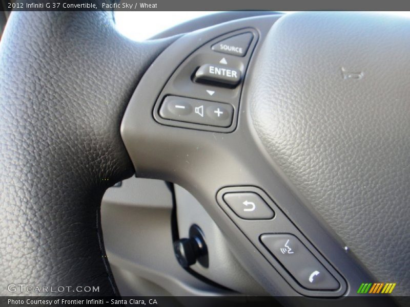 Pacific Sky / Wheat 2012 Infiniti G 37 Convertible